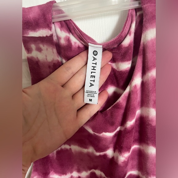Athleta Tie-Dye Pink and White Dress - Picture 8 of 8